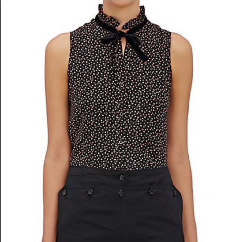Jennifer Meyer XO Barney’s NewYork Silk Blouse 36